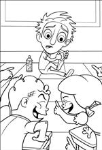 coloring page Cloudy with a Chance of Meatballs